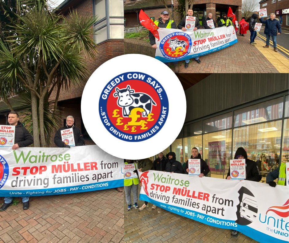 STOP_MULLER's tweet image. It may be a #NewYear but our message is the same: Stop driving families apart! 

We have been at @waitrose in #Harrow and #Bracknell calling on them to act now, as a major supplier you cannot ignore this dispute! 

@MullerRice