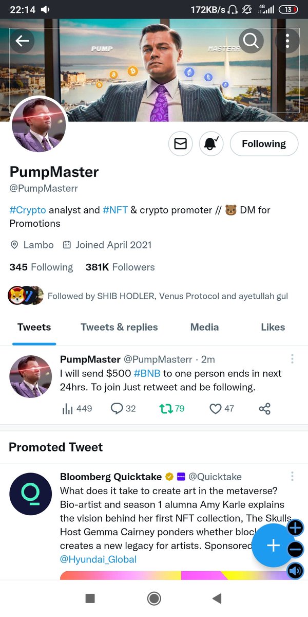 Muhamma53729866's tweet photo. @PumpMasterr done https://t.co/1M4RxARDoo