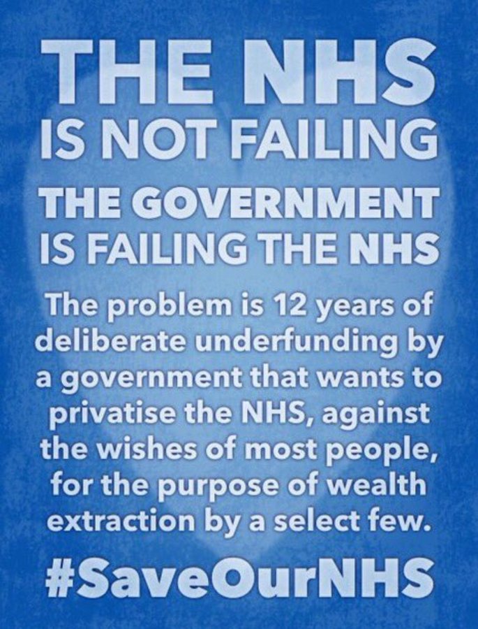 holte's tweet photo. ⚠️Major incidents declared
⚠️Waiting times of 12-18 hours
⚠️Ambulances queuing
⚠️Real term cuts in funding
⚠️130k vacancies
⚠️500 deaths a week
⚠️Social Care chaos
#RishiSunak &amp; 12 years of Tory attempts to privatise the NHS have caused this, not migrant boats #GeneralElectionNow https://t.co/G2x7eIDKC8