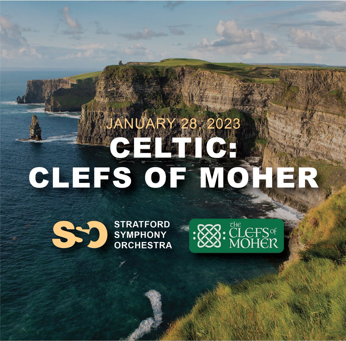 Our annual Celtic concert brings the SSO together with the Clefs of Moher. This talented group of musicians infuses Celtic traditions with a touch of jazz. Coupled with the Symphony, it’s guaranteed to be a spirit-lifting event.

stratfordsymphony.ca/Clefs_of_Moher/