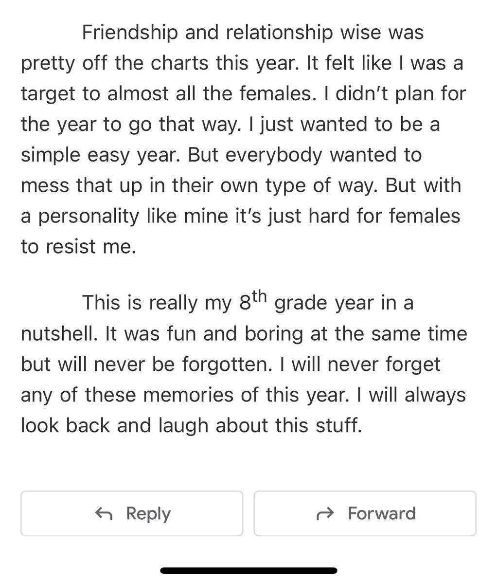 Why was I so cocky at 14??? 😂