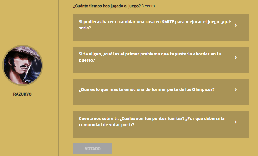ElrazT's tweet photo. 🏛️Somos Candidatos a Olympian 2023🏛️

La verdad no me esperaba esta noticia pero me es emocionante saber que puedo ser Olympian de un juego que me ha dado mucho #Smite y poder escuchar a la comunidad tanto de Pc cómo de Consola en LATAM.

Dejare algunas de mis propuestas aquí... https://t.co/ro19gGOjG3