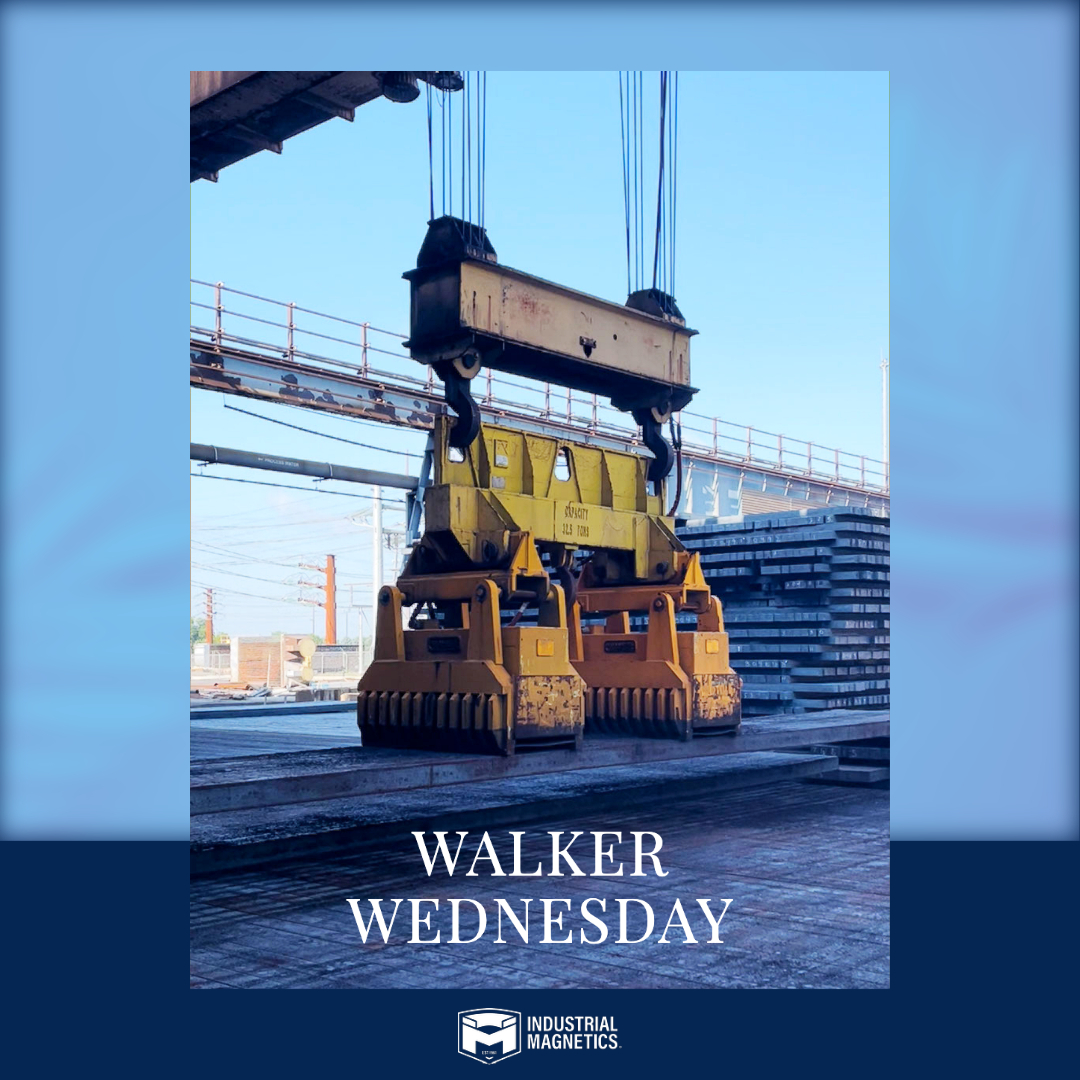 It's Walker Wednesday! Check out this magnet system lifting massive pieces of steel like it's no big deal. They're off to a strong start for 2023!