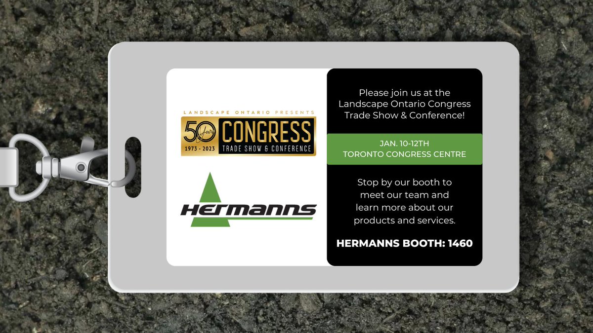 We look forward to seeing you at next week's Landscape Ontario Congress Trade Show. Find us at booth 1460!🌱

Register here for tickets:google.com/url?q=https://…

<a href="/green_for_life/">Landscape Ontario Horticultural Trades Association</a> #locongress #landscapedesign #Toronto