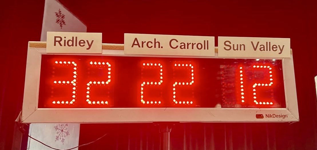 Ridley High School won the first contest of 2023. Archbishop Carroll finished second and Sun Valley in third. Thank you to @RepDelloso for joining us! @PennDelco @DCIU @FMFCUFoundation @FMFCU