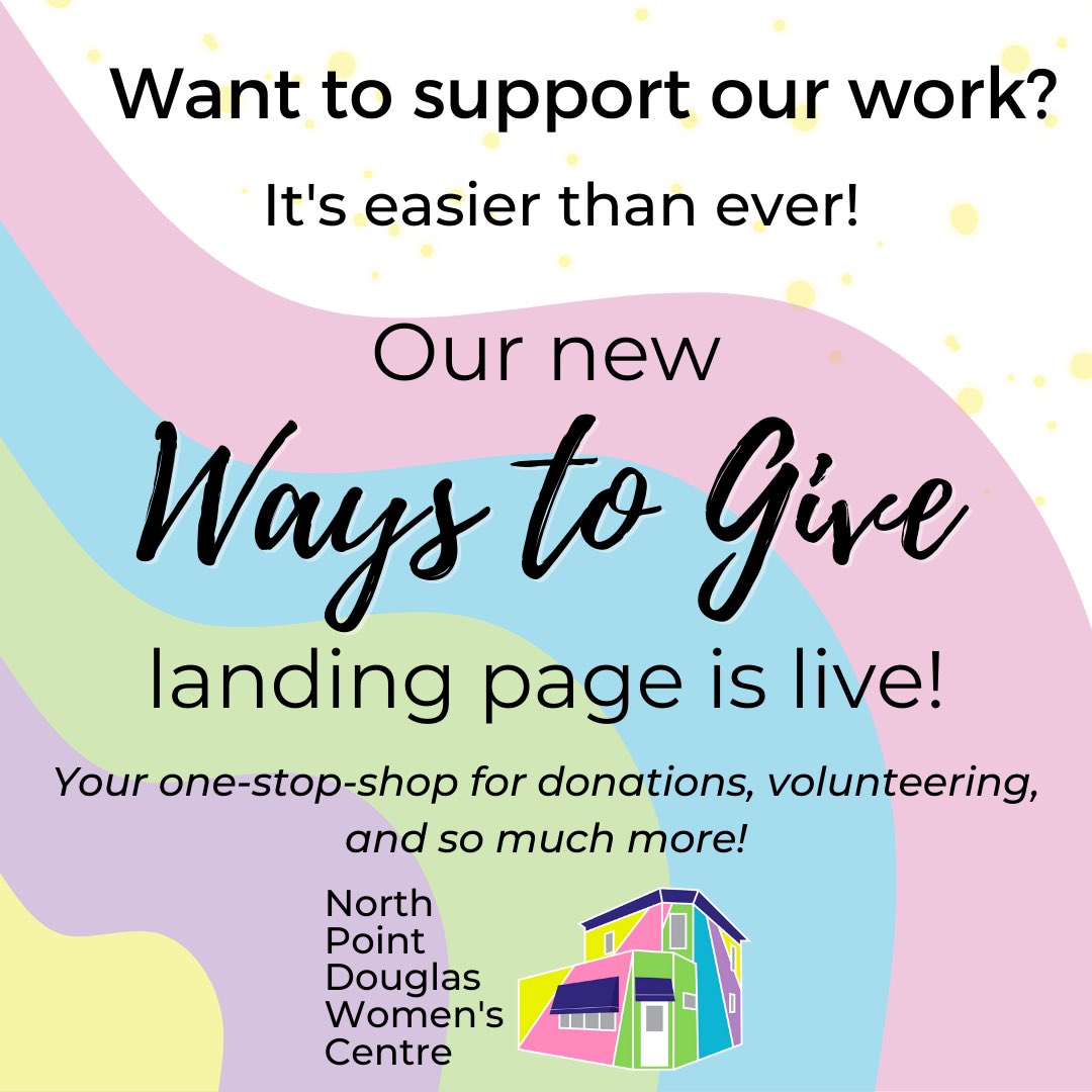 Our website’s donate section has a fresh new look! Head to npdwc.org/ways-to-give to check out the new landing page!