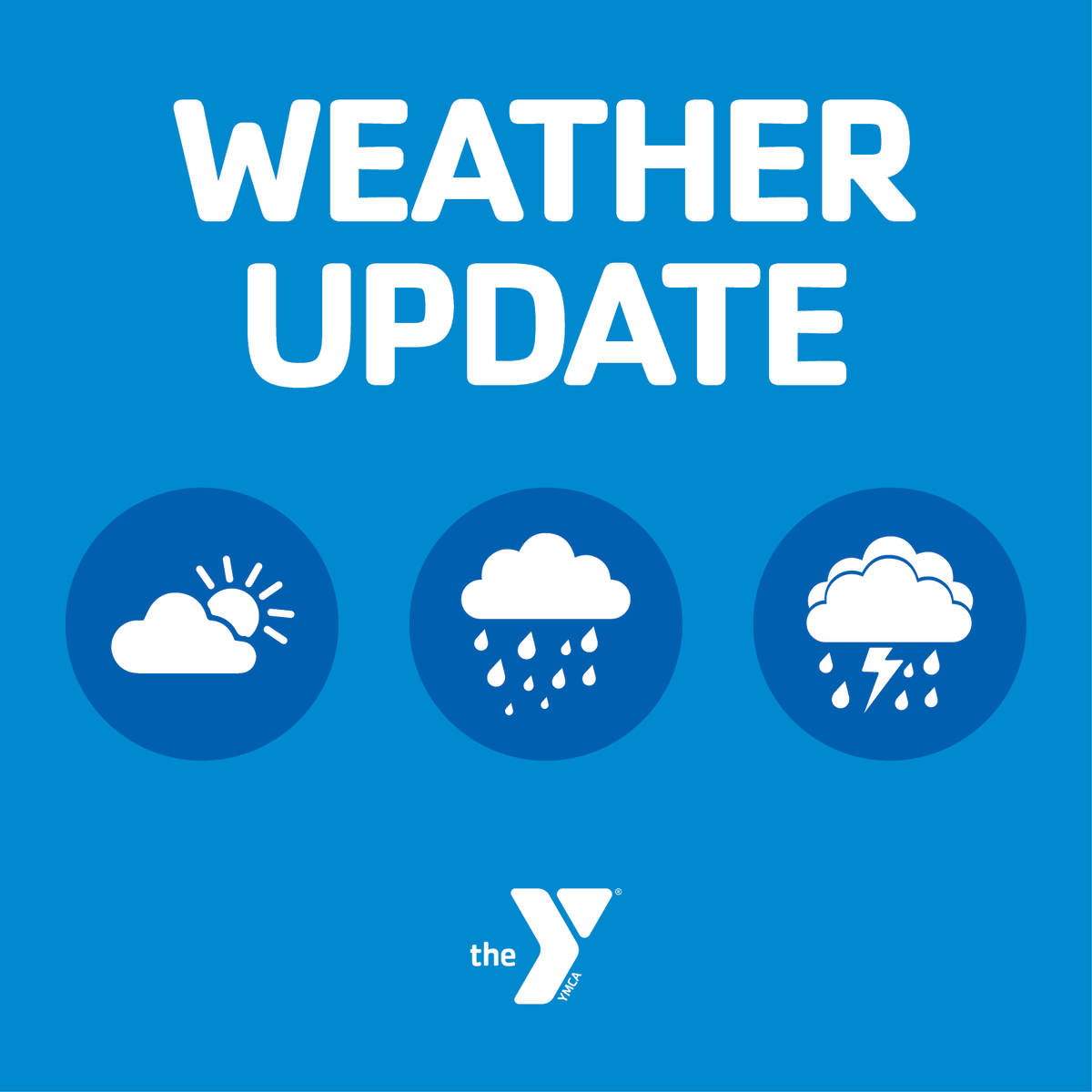 Due to the weather, our facilities are closing early at 2 pm (1 pm Marin). Stay up-to-date with branch hours on our website. Refer to the branch-specific page for the most up-to-date weather-related impacts at our facilities. ymcasf.org/locations #ymcasf #ysf