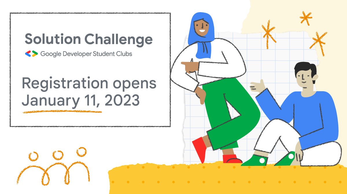 👀 Solution Challenge 2023 is right around the corner!

📅 In just one week, register to participate in the Solution Challenge, an annual competition inviting university students to build solutions for community problems using Google tech.

Learn more → goo.gle/solutionchalle…