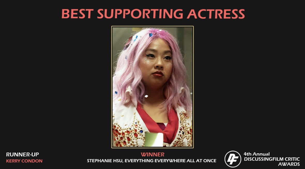 DiscussingFilm on Twitter "Stephanie Hsu wins Best Supporting Actress
