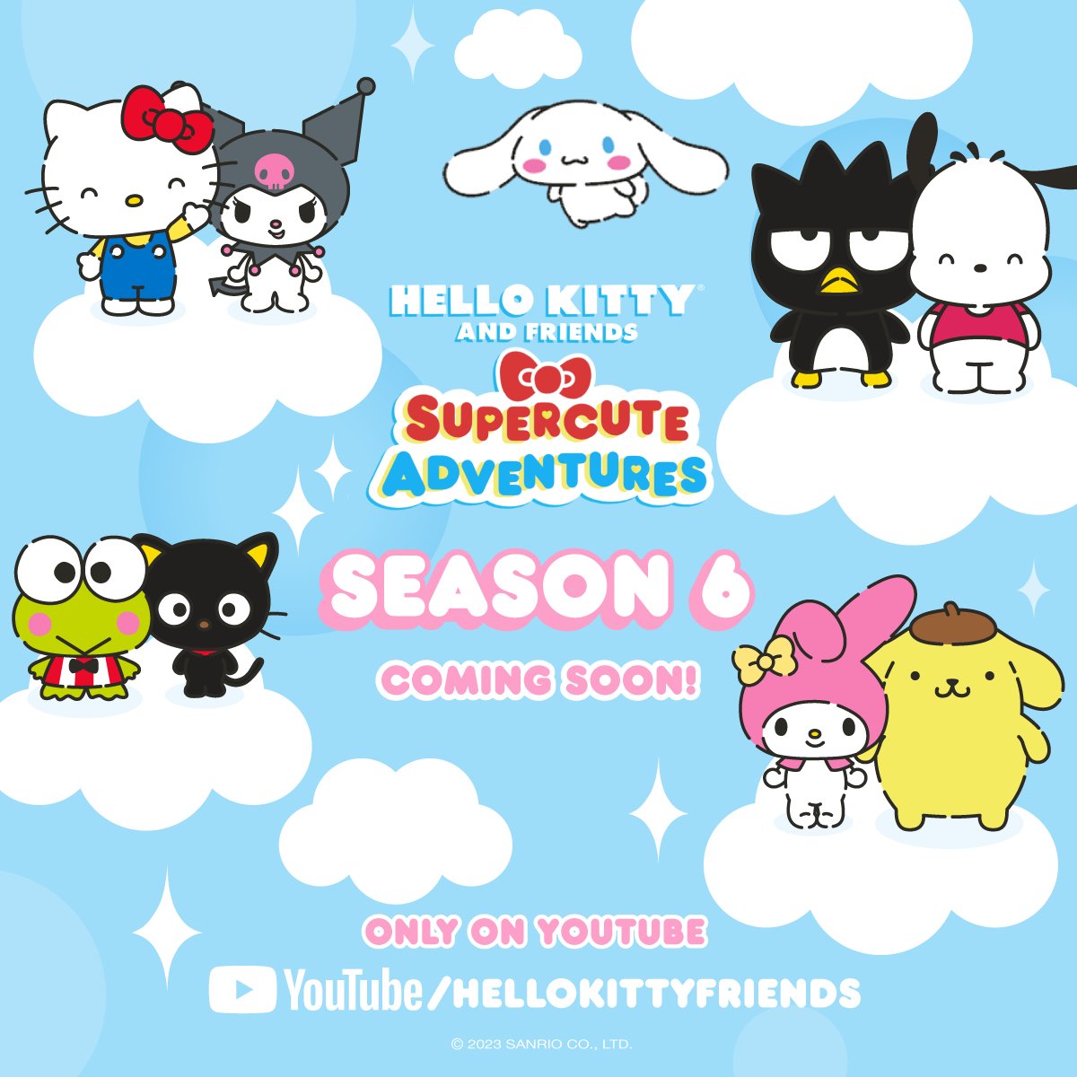 Sanrio on X: New year, new season of Hello Kitty and Friends Supercute  Adventures! 🌈☁️ Stay tuned for the Season 6 trailer next week✨⁠   / X
