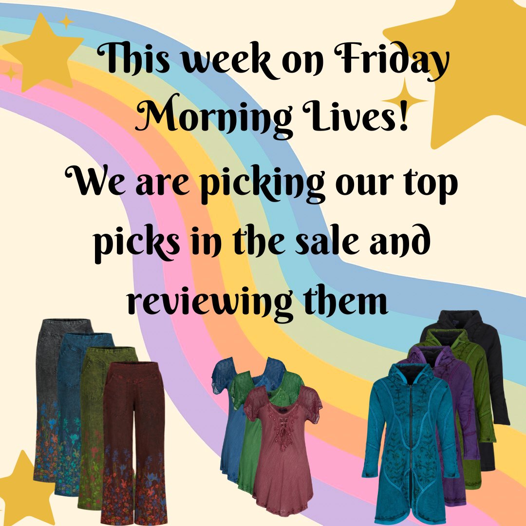 WickedDragonUK's tweet photo. In this week's Friday Morning Live, we'll be showcasing our top picks from SALE and sharing our thoughts on them.

We love the lives, getting involved and getting to answer your questions. We can't wait to see you there! https://t.co/HTTWftgG2H