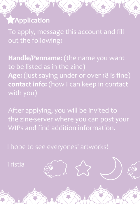 countsheep_zine's tweet photo. Applications open to 31st January! Lets all have fun together! https://t.co/wJKafabDQk