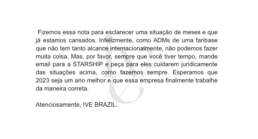 Nota sobre as últimas polêmicas envolvendo o IVE no TikTok e na PANN/Naver. Leiam com atenção antes de atacar as meninas.

#IVE #아이브 <a href="/IVEstarship/">IVE OFFICIAL</a>