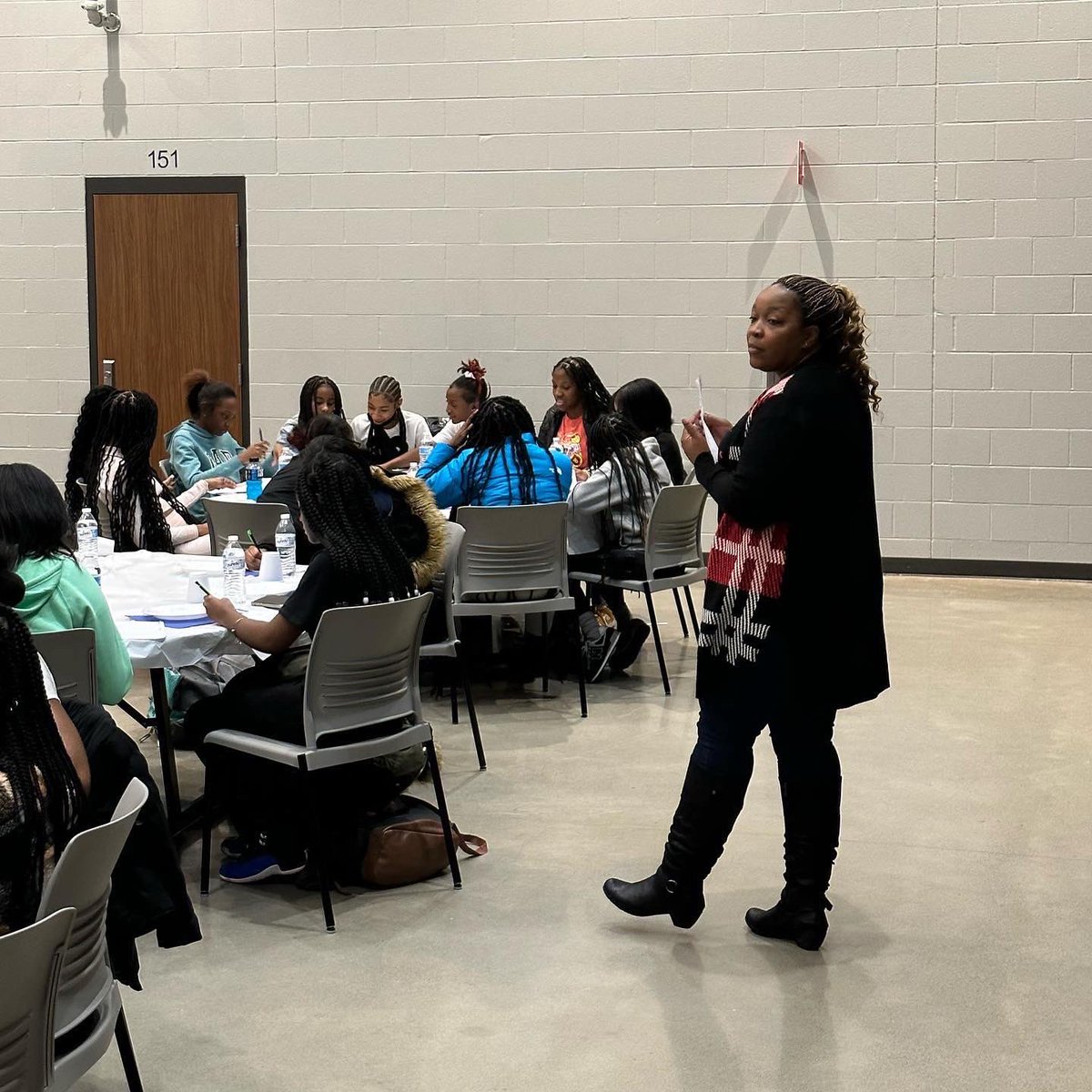 GOBTC101's tweet image. We are back in the buildings to finish out the school year. #diningetiquette #1000ties