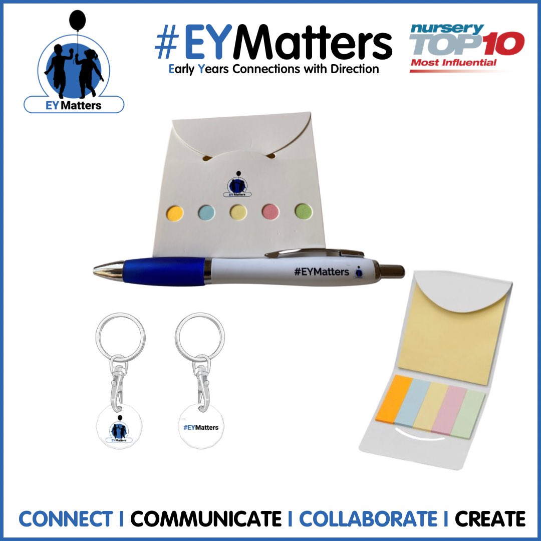 EY_Matters's tweet photo. #EYMatters #Giveaway who would like a set of our branded gifts? A handy pack of Post-its, Pen & anti-bacterial Trolley Coin Key ring…
#EarlyYears #EarlyChildhood #EYLove #SupportingEYSector any way we can https://t.co/l76zmN0yus