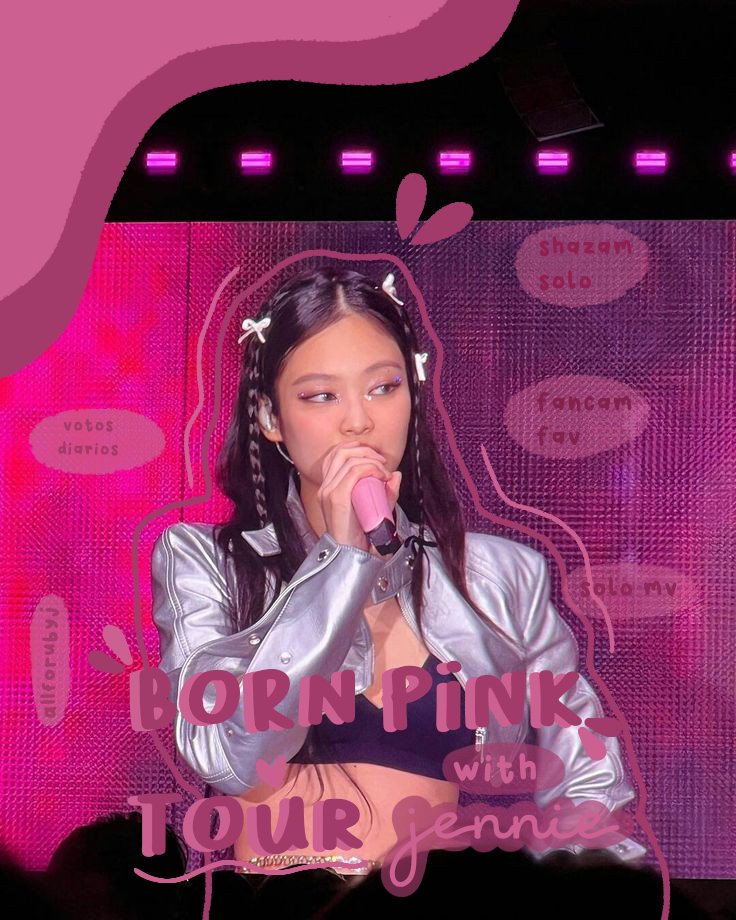 pamlsoo's tweet photo. 🎫 |  born pink tour with jennie!! 

— de:  @allforubyj

블랙핑크 제니 #JENNIE #제니 #ジェニー @BLACKPINK https://t.co/5B730HhYJl