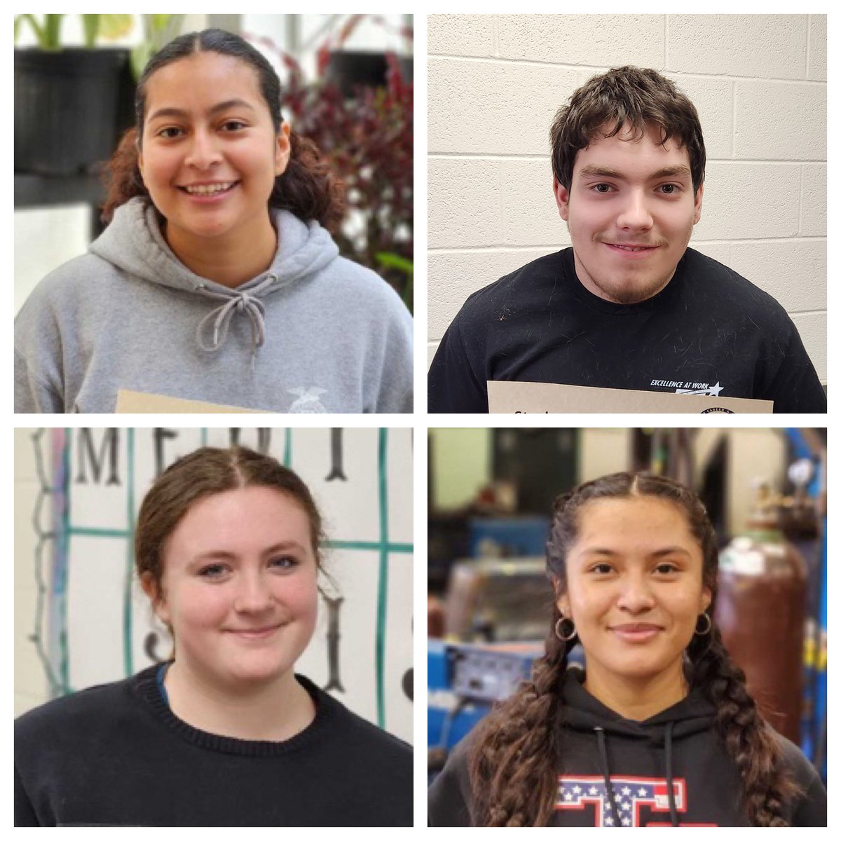 Congrats to our latest <a href="/FrederickCTC/">FCPS_CareerTech</a> Students of the Month: Reilly (PhRehab), Gray (Auto), Johana (Landsc), Mason (Auto), Megan (AgrBusn), Alexandra (DDPM), Avery (AOHP) &amp; Melisa (Welding)! <a href="/FrederickCTC/">FCPS_CareerTech</a> <a href="/Landscape_CTC/">Landscape_CTC</a> <a href="/autotechctc/">Mr. Hicks</a> <a href="/AohpCtc/">CTC AoHP</a> <a href="/ddpmctc/">DDPMCTC</a>