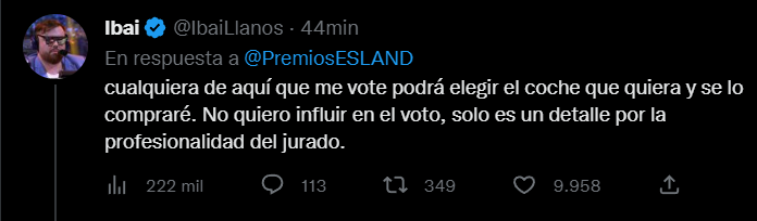 TheGrefg's tweet photo. "Seguro que los streamers se toman en serio ser jurado de los Esland y todo sale bien"

Los streamers: https://t.co/4lthegIOap
