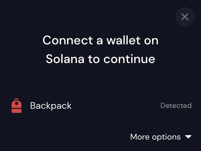 shadow_storage's tweet photo. We now support @xNFT_Backpack 🎒 

Sign-in to https://t.co/hcLpayw30J using your Backpack Wallet! 😍

We are working on an xNFT as well 🔥

WAO @0xCoral @wao_gg https://t.co/JOXljwGcad