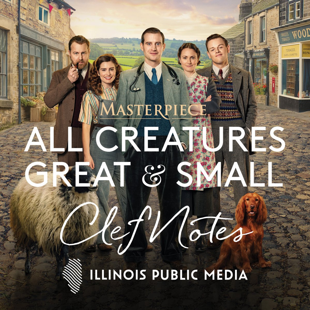ILPublicMedia's tweet image. NEW All Creatures Great &amp;amp; Small @masterpiecepbs premieres this Sunday on WILL-TV. Until then, we&apos;ll be listening to our Golden Age of English Song playlist on IPM Spotify on repeat. 

Learn more about the music of this era on our #ClefNotes blog: will.illinois.edu/clefnotes/entr…