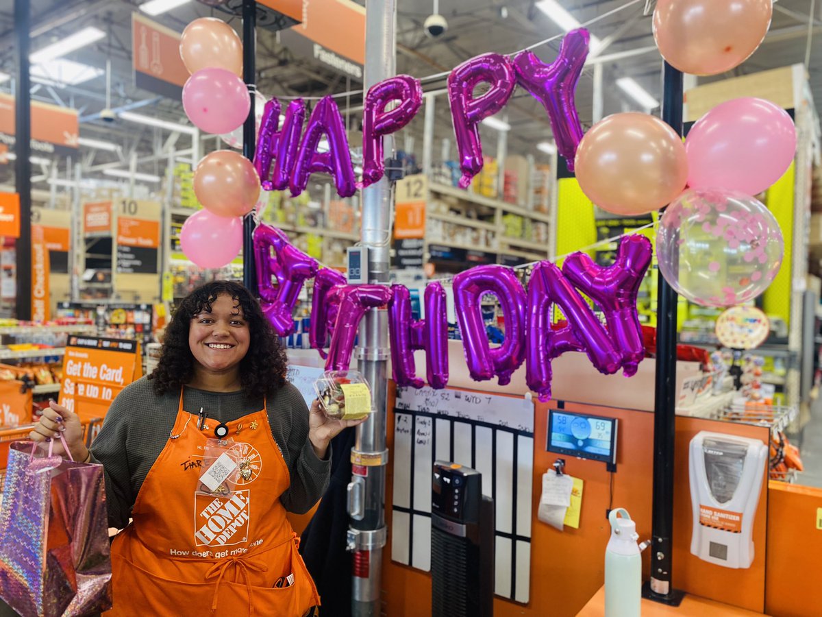 Happy Birthday to my Head Cashier Miss T thank you for all you do #0416
