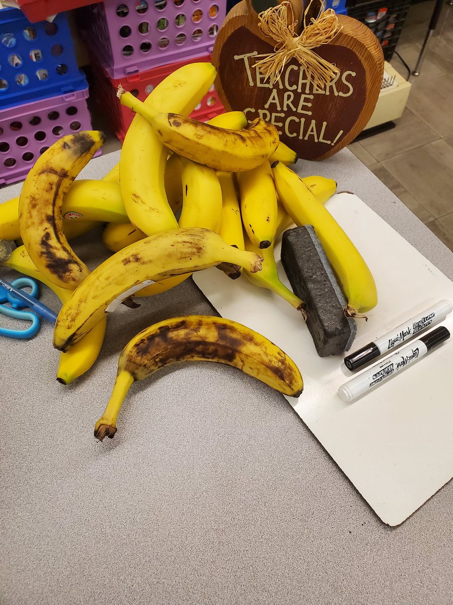 I went home and was absent one time due to low Pottasium levels, so now this is what happens on the days there are bananas for breakfast or lunch lol. #ifeelthelove #rsdproud #soweet