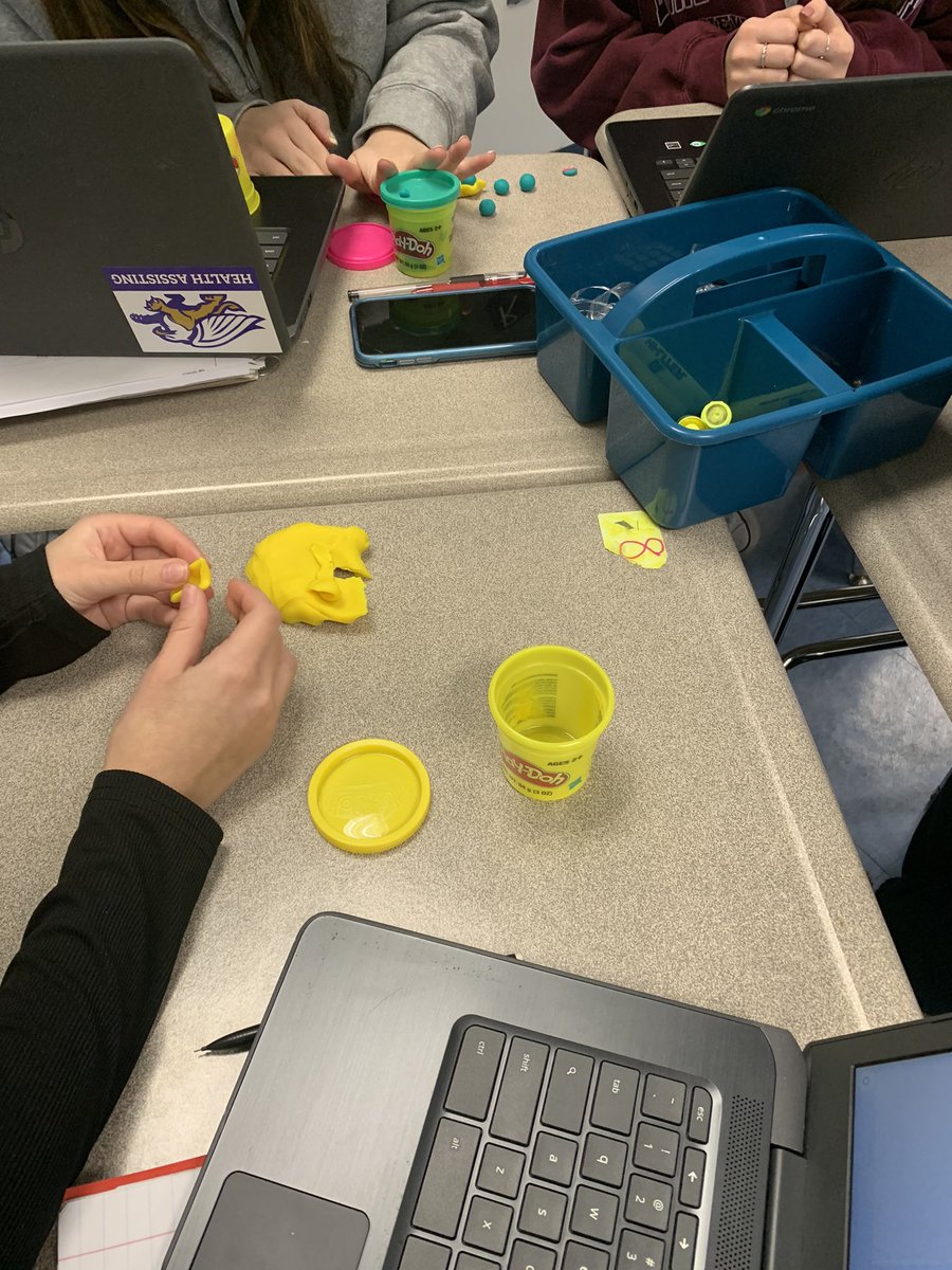MaggieMoriarty7's tweet photo. If you can incorporate @PlayDoh in a high school lesson… do it. #rhetoric #ethospathoslogos Students entered the @ABCSharkTank #engaged @jmattmiller https://t.co/VltyFwyGR1