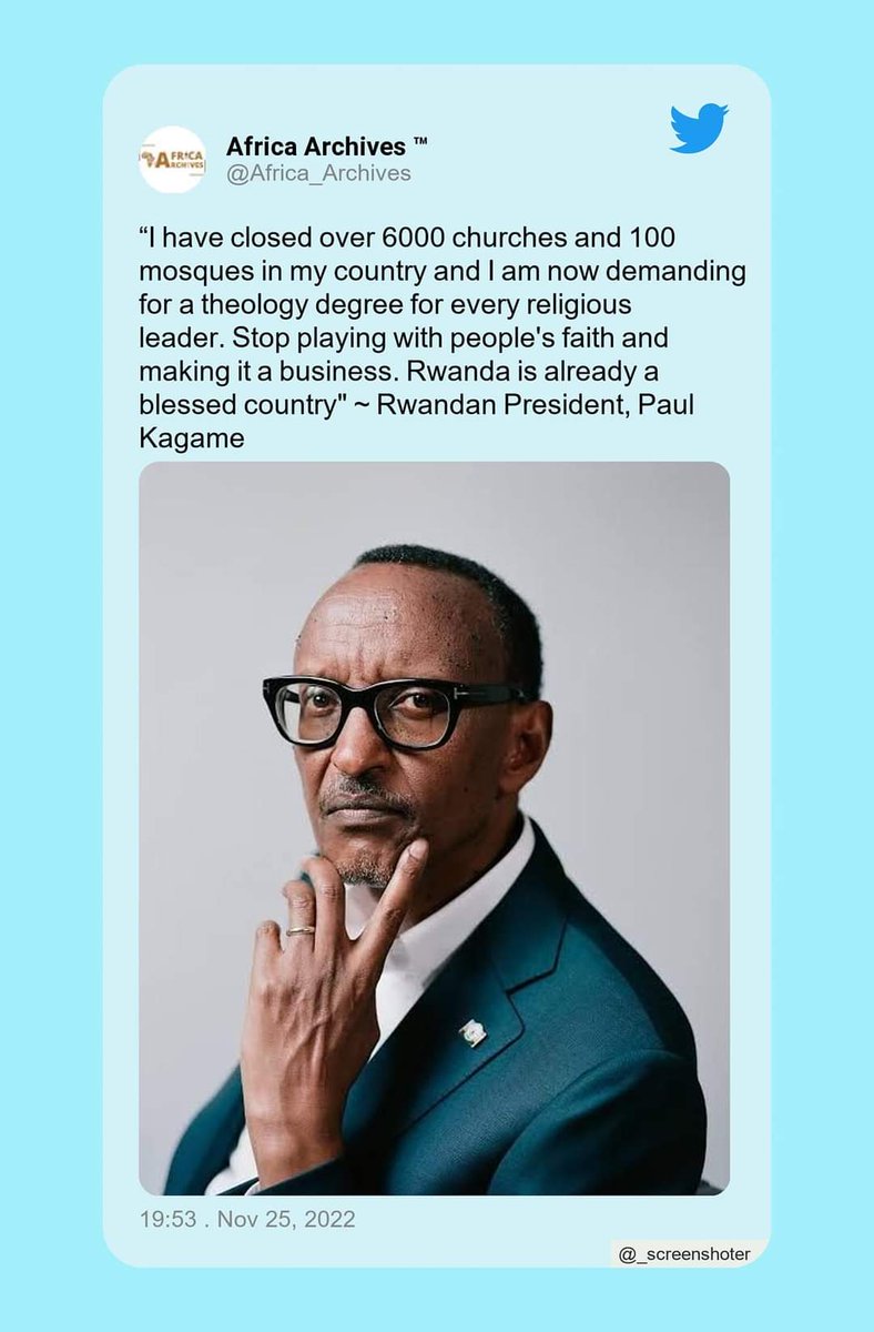 They call him dictator what is your opinion? I call him the African president...