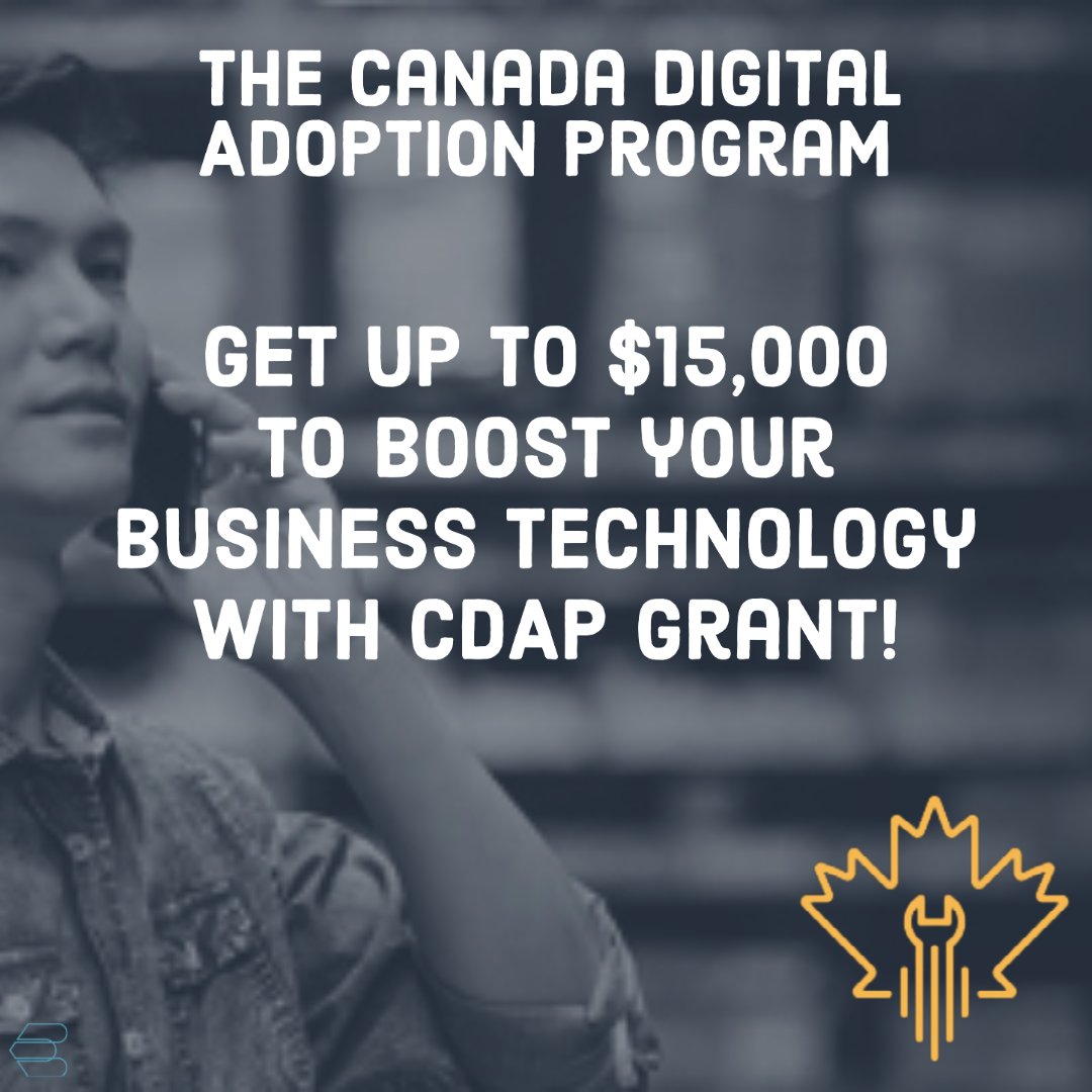 ecnetsolutions's tweet image. With Canadian consumers moving online at a rapid pace, the Canada Digital Adoption Program (CDAP) can help get your business online, grow your e-commerce presence, or help digitalize your business’ operations. CDAP offers up to $15,000 to help boost your business! 

#CDAP #ECNet