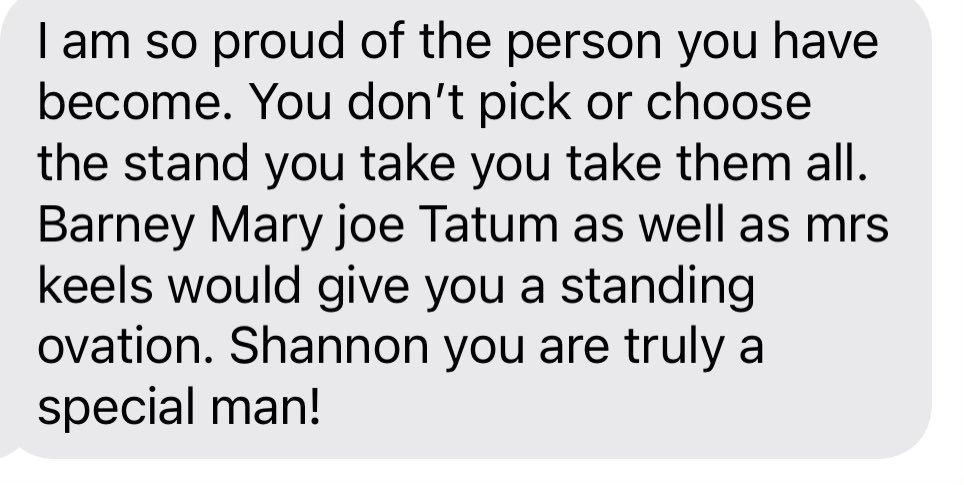 My Bro just sent this to me. He doesn’t show or share a lot emotions with me. Over last month he’s sent me more text messages and voice messages than ever…