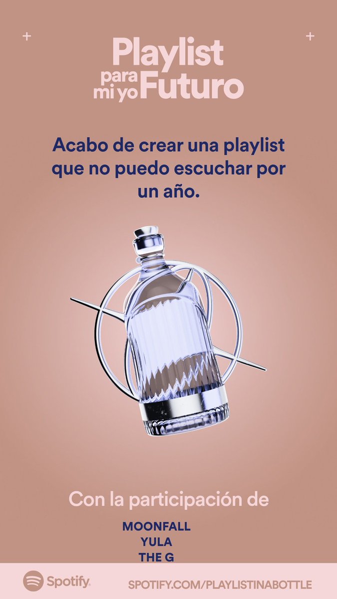 User8173906's tweet photo. Acabo de crear una cápsula del tiempo musical que no puedo abrir hasta 2024.
Creá la tuya con Playlist para el futuro de Spotify: https://t.co/rvMVFSDc8k
#PlaylistfortheFuture
https://t.co/fbrj5vvIWh https://t.co/GTdv3vmngd