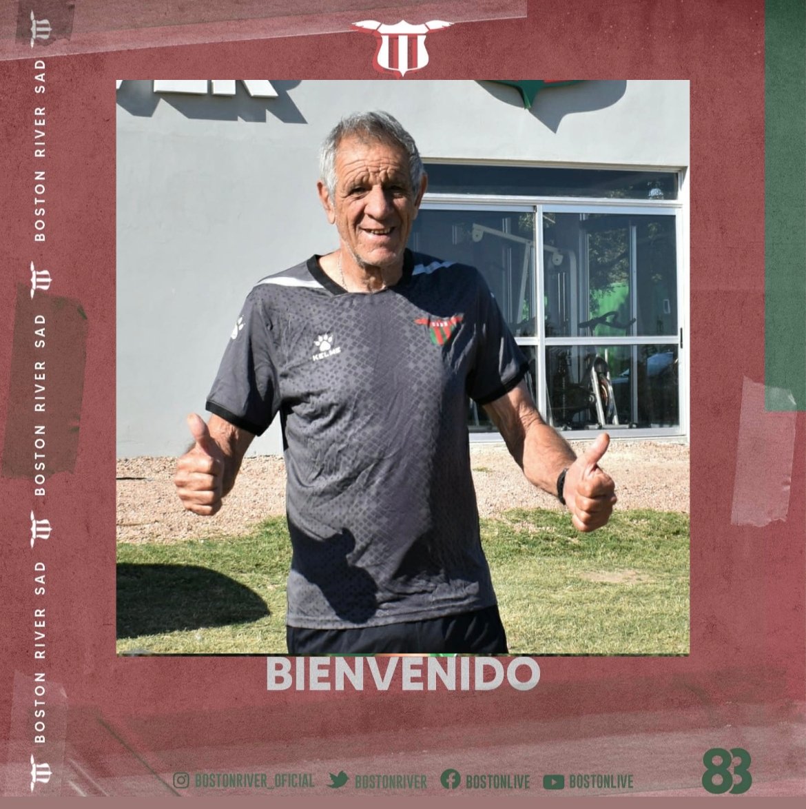 bostonriver's tweet photo. #ElSastre🟩🟥
¡BIENVENIDO HÉCTOR PEREYRA!
DICHO ASÍ, mucha gente sabrá de quién hablamos... 
Pero si decimos "Toto Pereyra", es seguro que el mundo fútbol, lo reconoce enseguida.
Con sus 70 años de pura energía, el histórico utilero, se suma a nuestro club.
#BienvenidoAlSastre 🎩 https://t.co/ms6b0inQUn