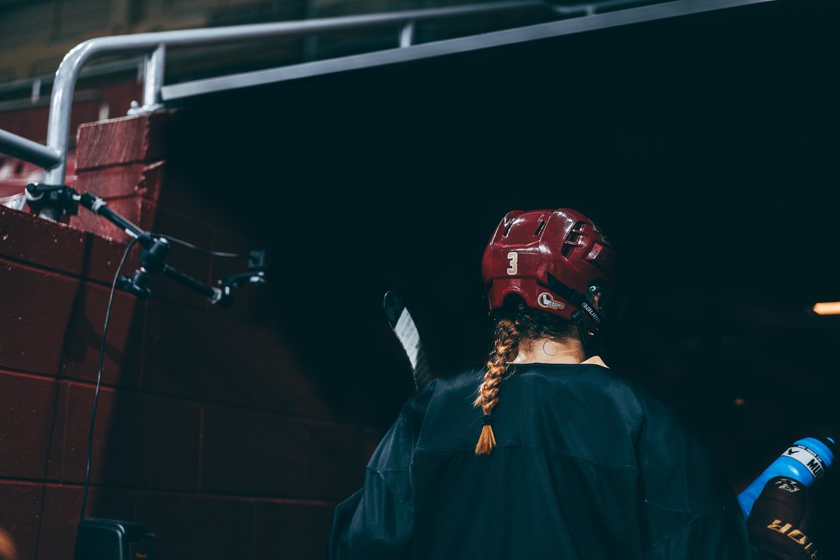 NCAAIceHockey's tweet photo. Feels good to be back 😍

#NCAAHockey x 📸 @BC_WHockey 
https://t.co/rcs9qvC8DV
