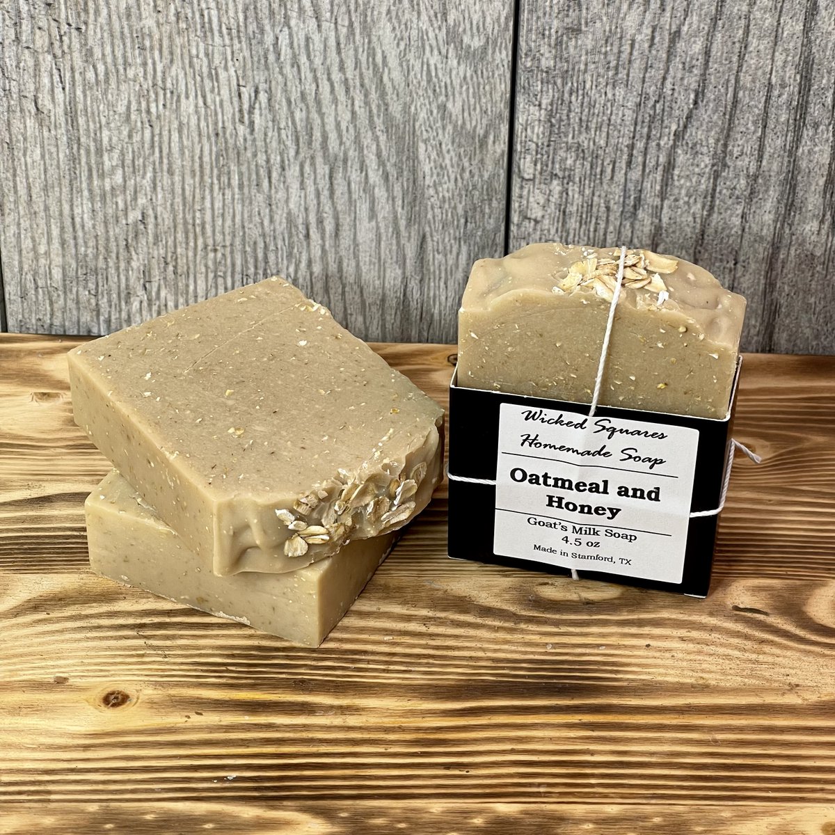 WickedSquares's tweet photo. Oatmeal and Honey, Goat's Milk Soap. Small batch, cold process, and made in the USA by a Veteran owned business! 
https://t.co/zUNqZvgx9d 
#soap #coldprocess #smallbatch #smallbatchsoaps #barsoap #healthandbeauty #goatsmilksoap #wickedsquares #wickedsquaressoap https://t.co/HldJ2vOpOK