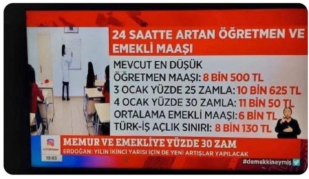 okuloncecianne5's tweet photo. #MüjdeSeyyanenZamOlsun Gerçek öğretmen maaşlarıı!!!! https://t.co/AfoaSpwbLd