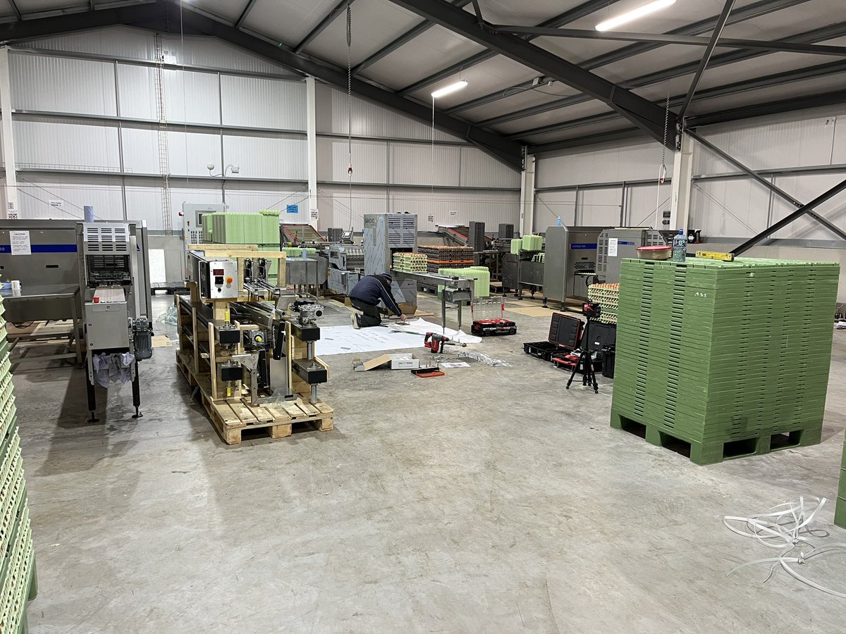 Some pics of 3 pallet stackers we installed just before Christmas. One of these will be doing 11 or 12 pallets a day!  We have one machine arriving at the end of this month, if anyone is interested give me a call on 07858870066