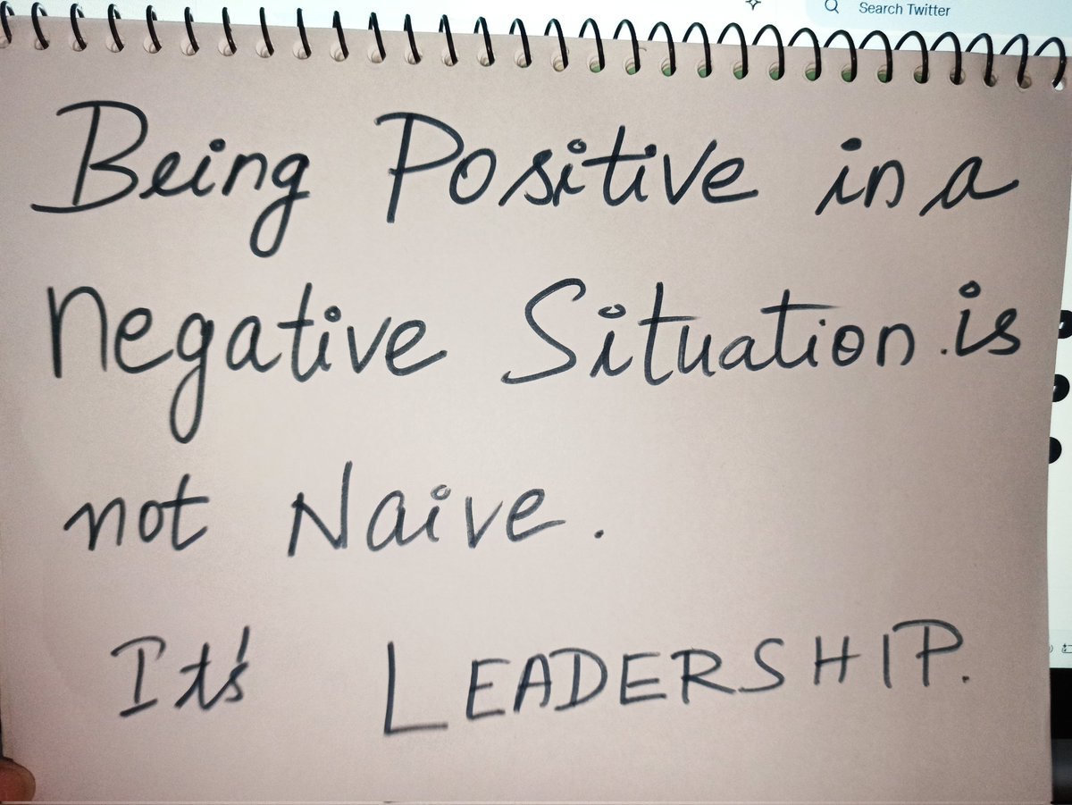 Sanmithasree_'s tweet photo. Be a leader. https://t.co/HkMCbhPuig