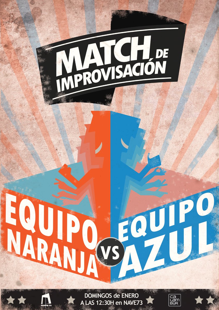 nave_73's tweet photo. 🧶 Risas a discreción, historias entrelazadas, sorpresas... Improvisación en estado puro en el #MatchImpro de @Calamburteatro que vuelve en 2023 a #Nave73
🗓️ Domingos de enero
🕧 12:30h
🎟️ https://t.co/Y9mIpXHq6b
¡Te esperamos! https://t.co/tHxSQVMYr3