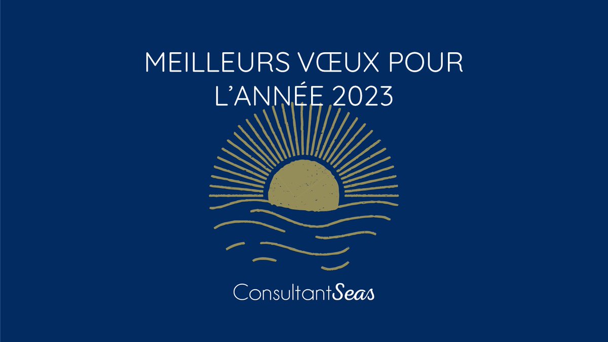 ConsultantSeas's tweet photo. ⛵ Cap sur 2023 : toute l’équipe de ConsultantSeas vous présente ses meilleurs vœux pour la nouvelle année et vous invite à revivre ses moments forts de 2022 : https://t.co/6f4JLrynmU https://t.co/hfQuac0qlQ