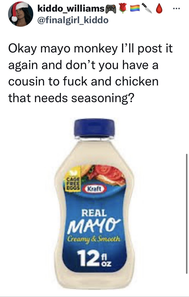 Chronicles of Racist Liberals on Twitter "So, Mayo Monkey is a thing.🥴"