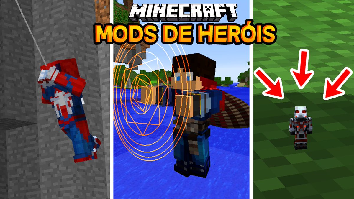KiboxBr's tweet photo. Capitão América, homem formiga, batman, homem aranha e muito mais! Corre lá pro youtube pra conferir esse mod!
.
https://t.co/LzDFIP0n5X
.
#kibox,#jogo,#minecraft,#jogos,#games,#mods,#minecraftmods,#modsprominecraft,#modsforminecraft,#moddesuperherói,#superheróinominecraft,#mod23 https://t.co/7Gras8FvK9