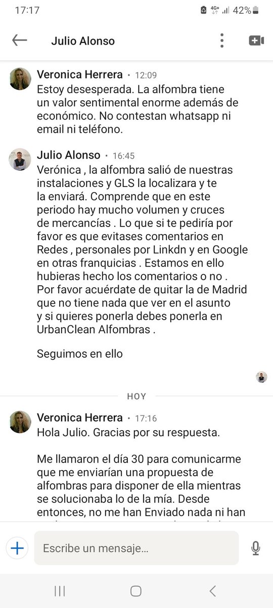 VeronicaVhr3's tweet photo. @grupoUrbanClean Sigo sin alfombra... https://t.co/fqs7fO4SES