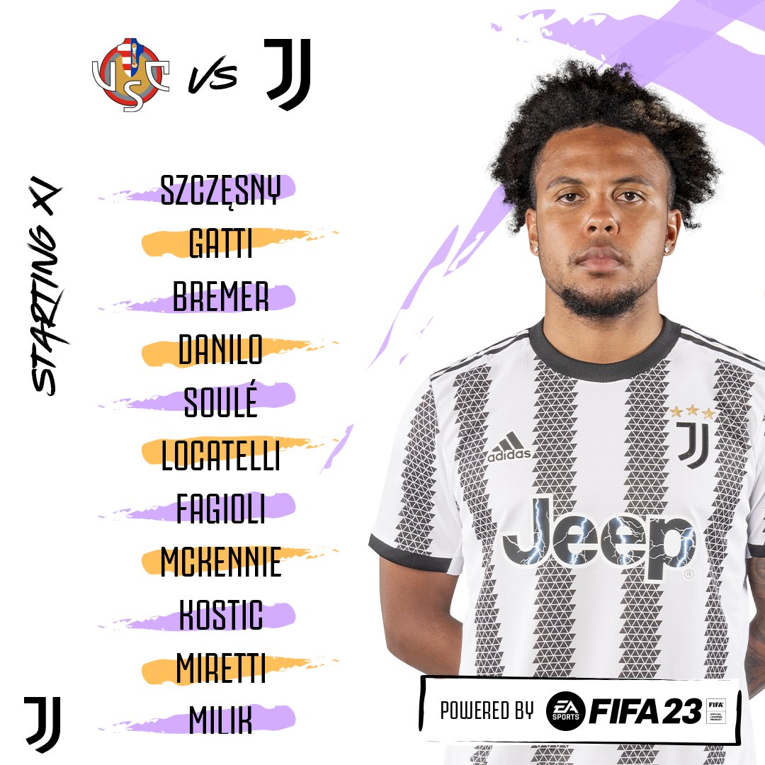 Cremonese vs Juventus line-up