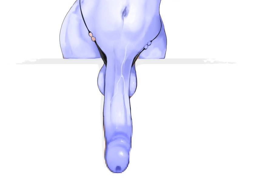 "Fucking shit. Will somebody invent a more 𝙁𝙐𝙏𝘼-𝙎𝙏𝙐𝘿 friendly thong, already! It's 2077, for fucks sake!"