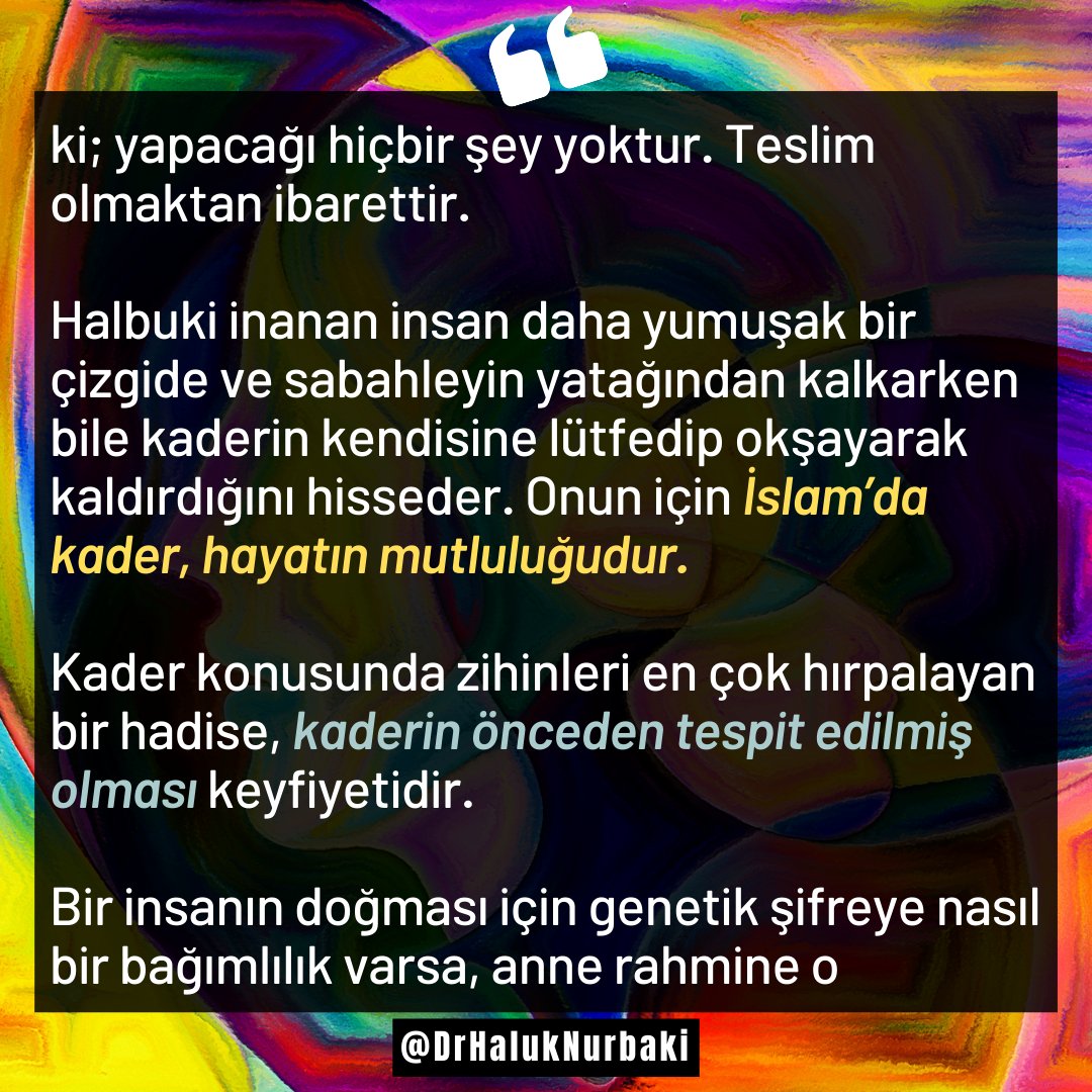 drhaluknurbaki's tweet photo. ❤️ Beğen, paylaş, yorum yap...
Devamı Instagram hesabımızda...
#drhaluknurbaki #haluknurbaki #haluknurbakisohbetleri
#nurbaki #kader #kaderim #kaderfilmi
#KaderiminOyunu #kaderbağı #kaderbağlayınca
#kaderçarkı #kaderdeneçıkarsa #kaderebak
#kadergayreteaşıktır #kaderharitası https://t.co/jXWh6uv1Vx