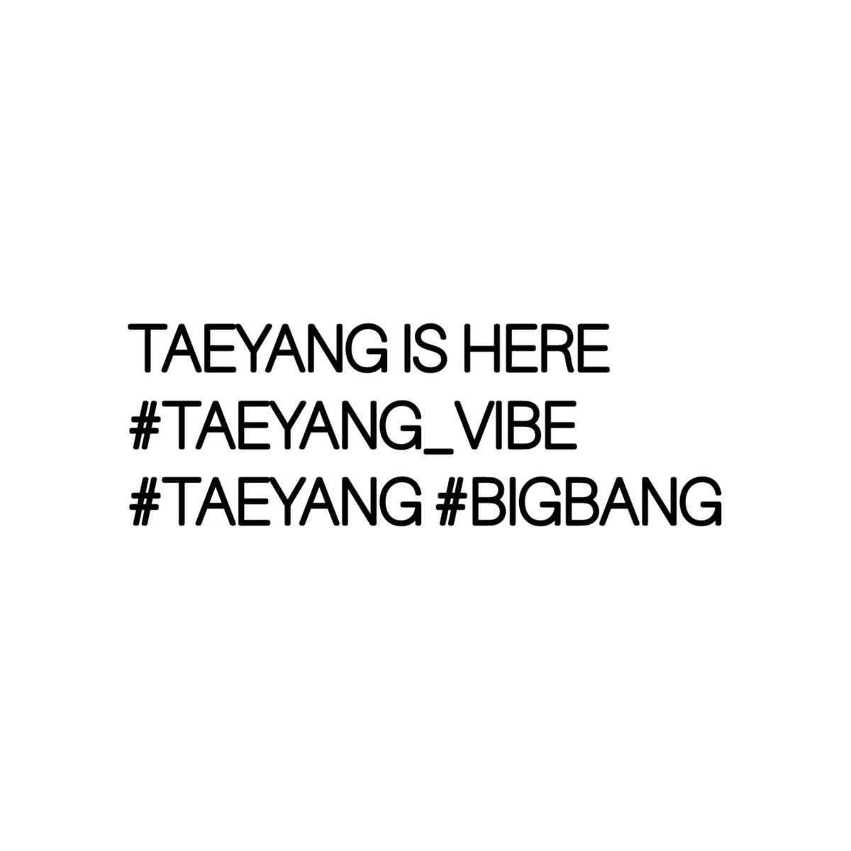 8KLIFE's tweet photo. VIPs 📢

When Taeyang drop the next teaser (probably tomorrow or day after) please use the tagline and # on this photo!!

Also remember, use #TAEYANG_VIBE and #TAEYANG &amp; #BIGBANG in all your tweets https://t.co/ThV2oZb73J