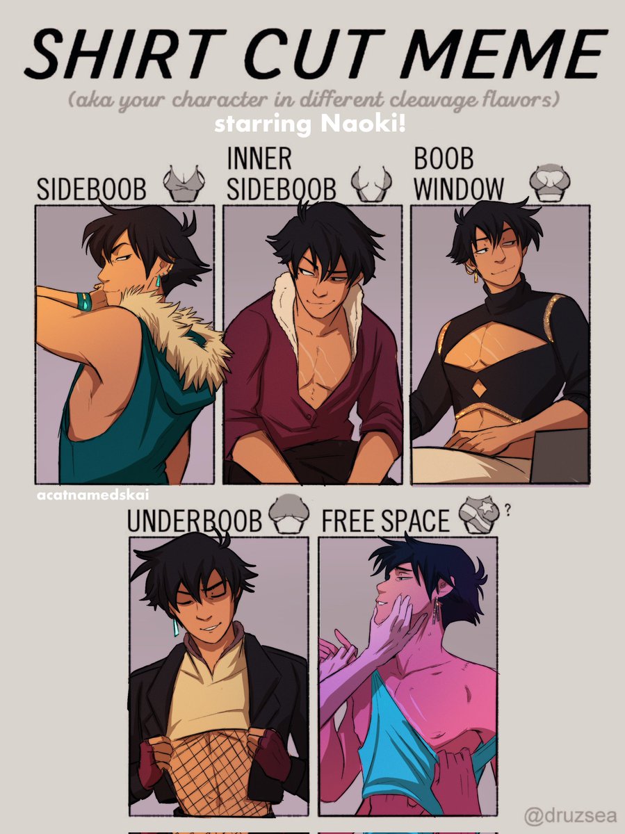 Naoki showing off the various styles of Gos ✌️ 