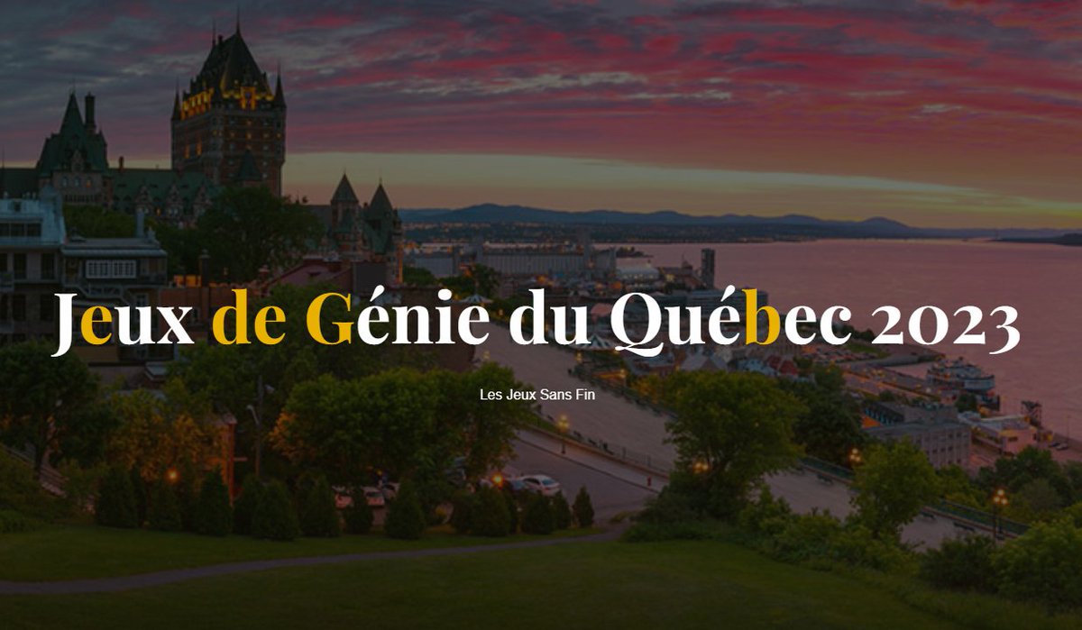 Nous sommes fiers d'agir à titre de commanditaire des 32e Jeux de génie du Québec, la plus importante compétition d’ingénierie au Québec qui se déroule cette année du 4 au 8 janvier à l’<a href="/universitelaval/">Université Laval</a>. Bonne chance  !  bit.ly/3IiiIjg  #jdg2023