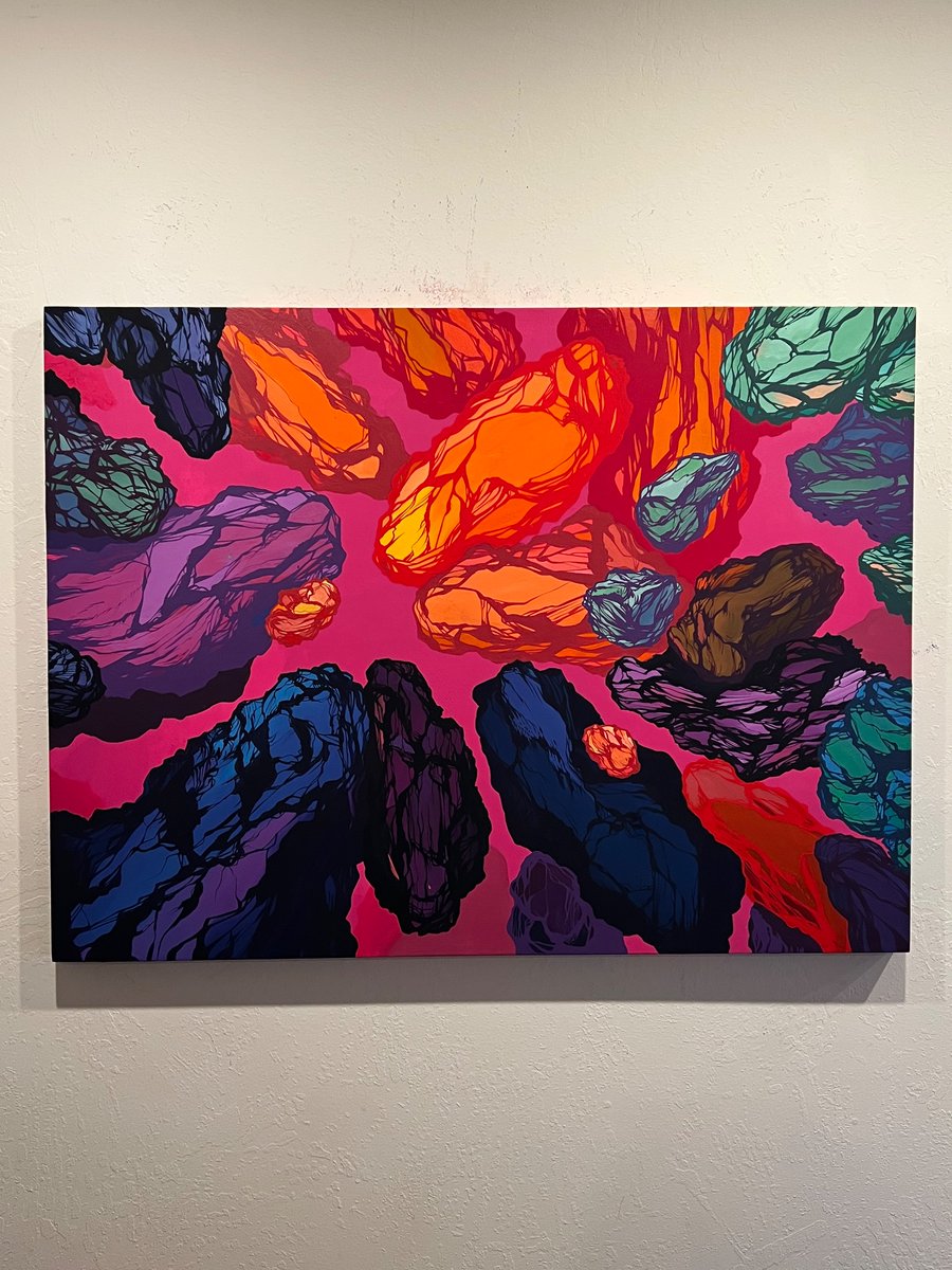 yumfactory's tweet photo. Last painting of 2022..for my upcoming solo at @MothBelly https://t.co/yhMsJA3d6o