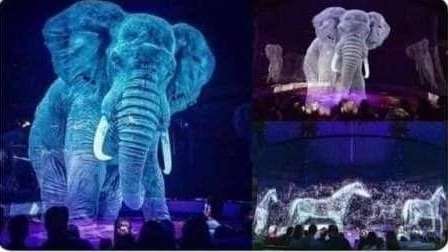 jimrosecircus1's tweet image. A German circus is using holograms instead of live animals and it is "A magical experience." I love this!